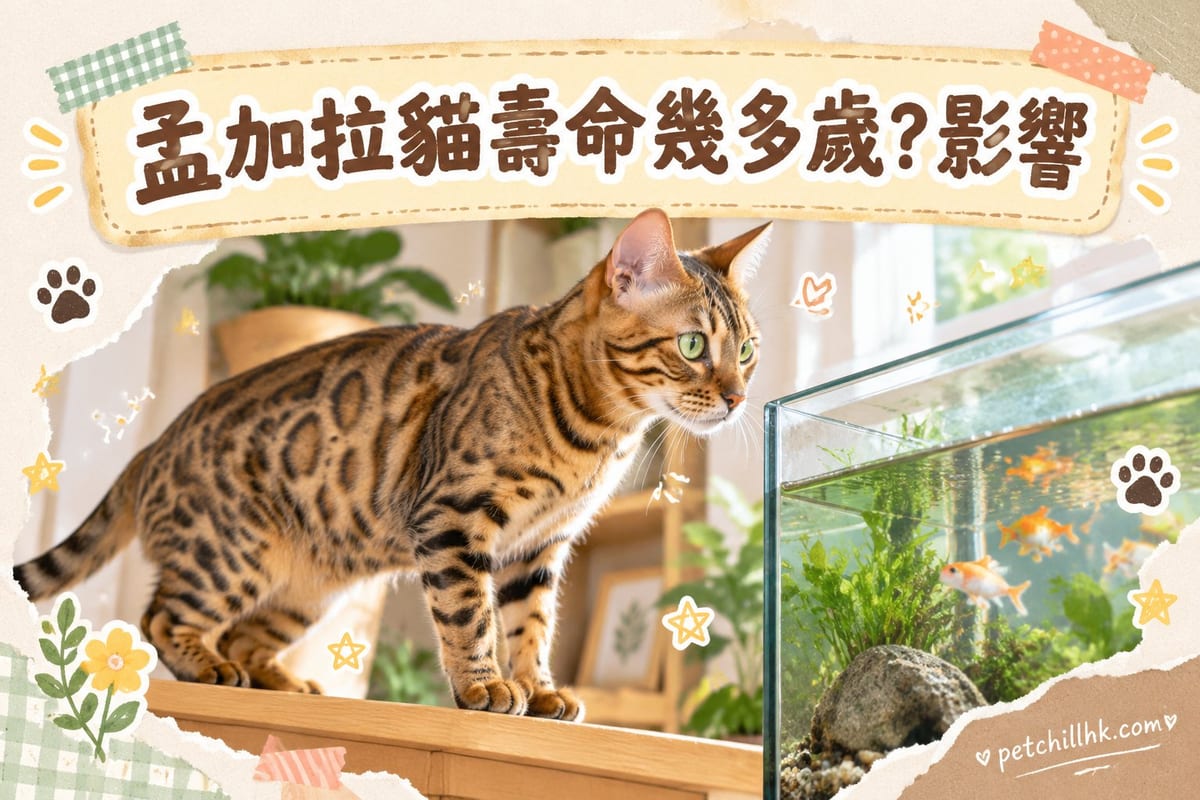 孟加拉貓壽命幾多歲？影響因素、遺傳風險同延壽清單｜PetChill 寵物百科