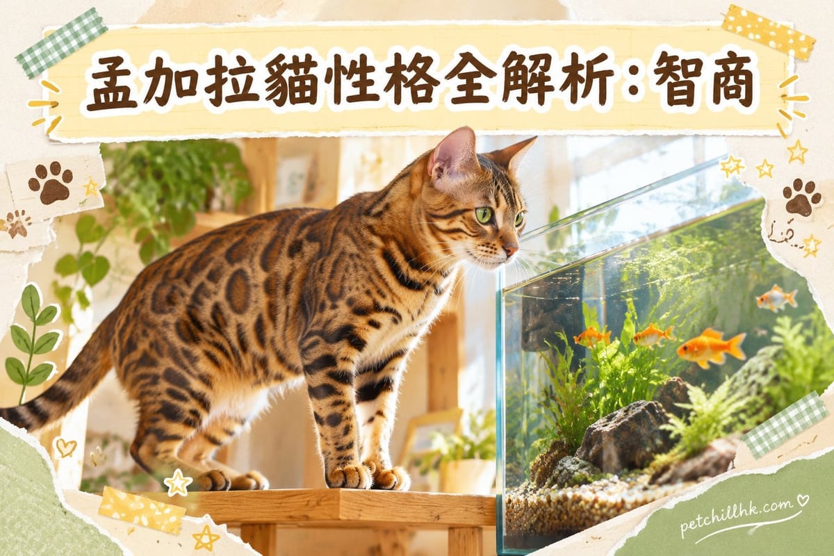 孟加拉貓性格全解析：智商、黏人度同公母差異｜PetChill 寵物百科