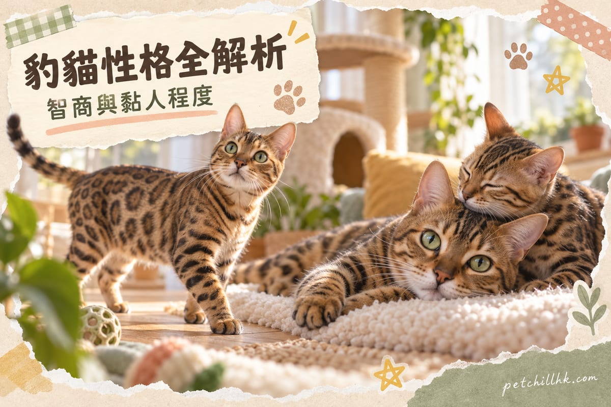 孟加拉貓性格全解析：智商、黏人度同公母差異｜PetChill 寵物百科