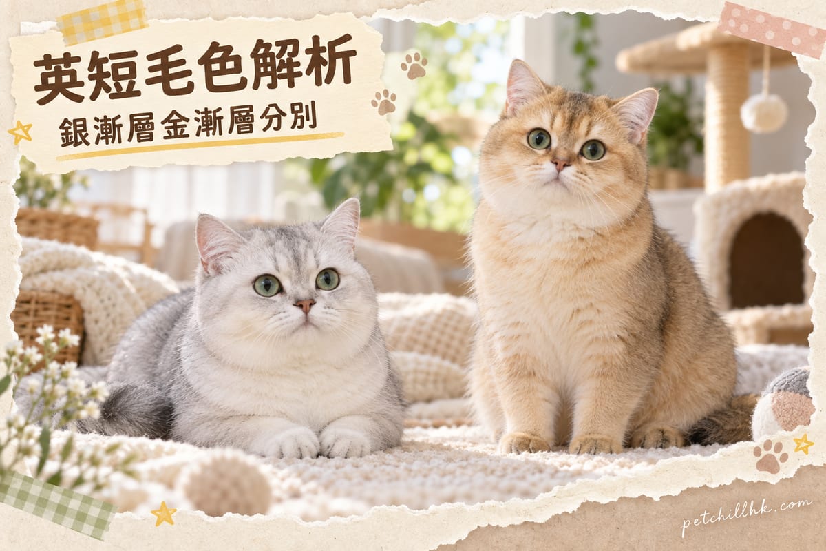 英國短毛貓毛色全解析｜PetChill 寵物百科