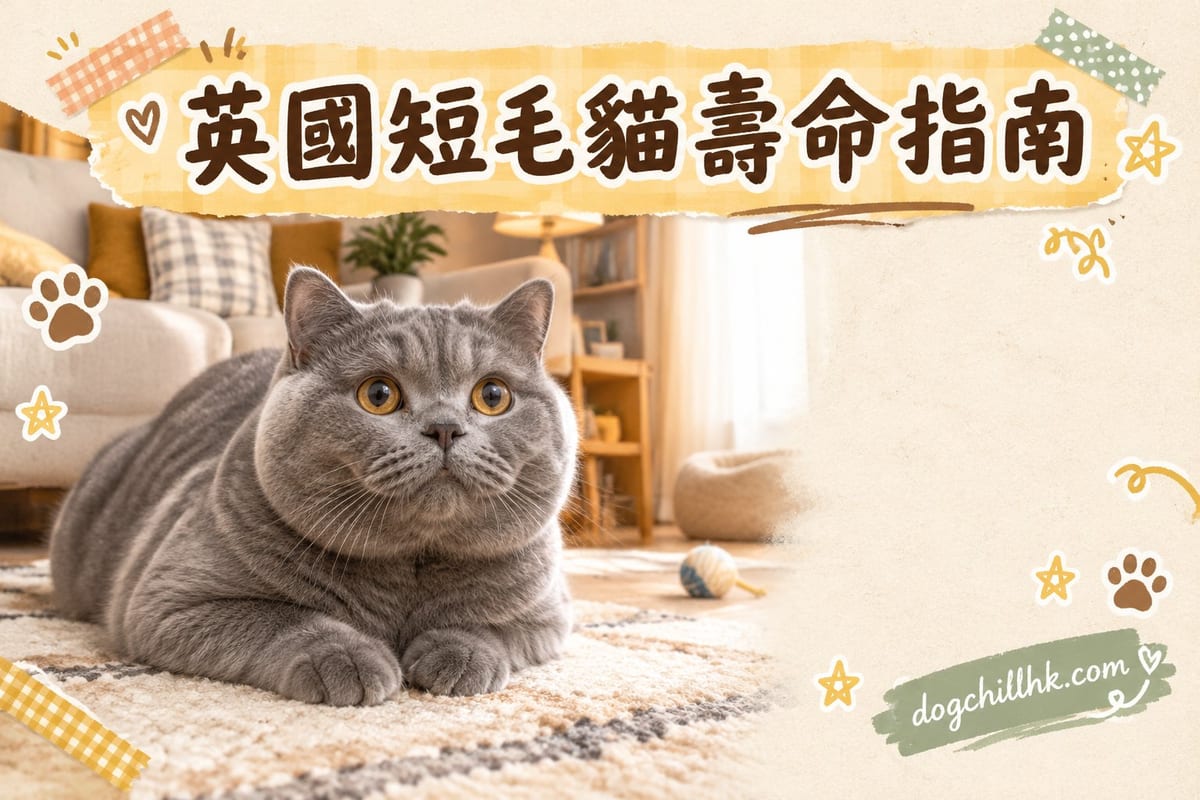 英國短毛貓壽命幾多歲?延壽要點同疾病風險|PetChill 寵物百科