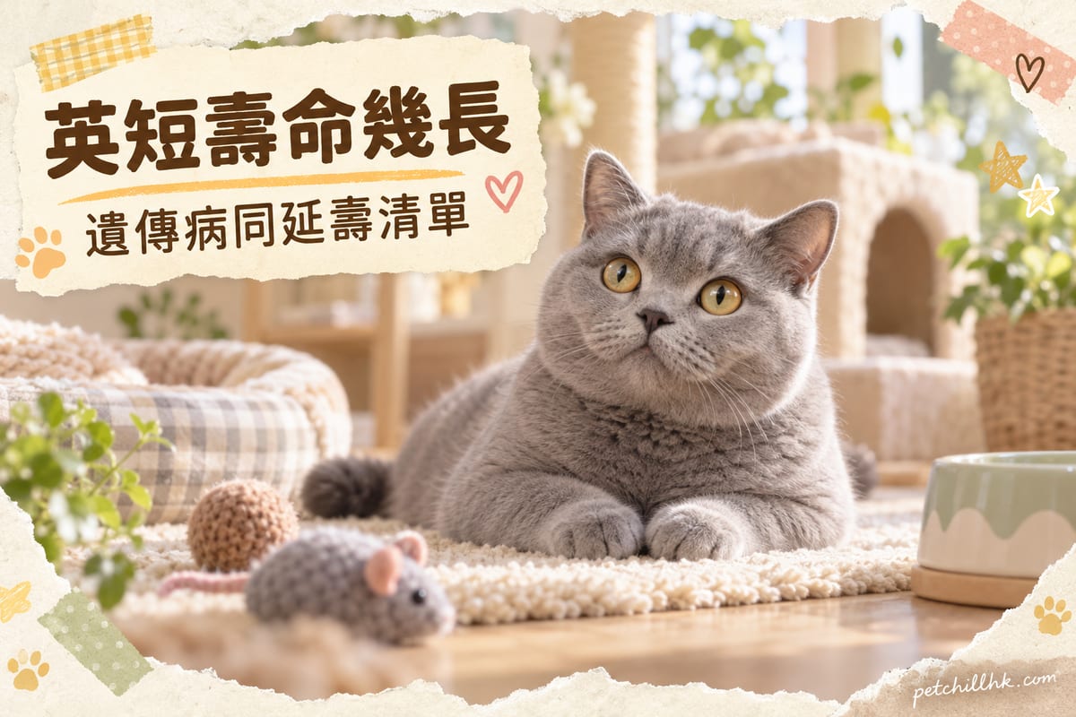 英國短毛貓壽命幾多歲？延壽要點同疾病風險｜PetChill 寵物百科