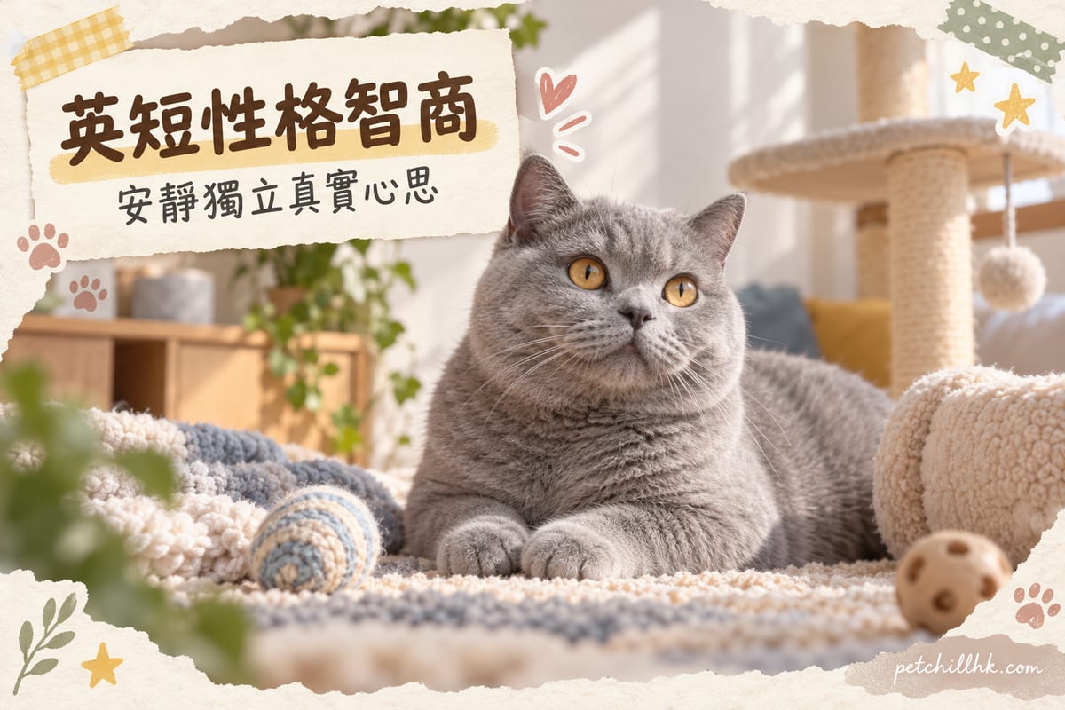 英國短毛貓性格同智商解析｜PetChill 寵物百科