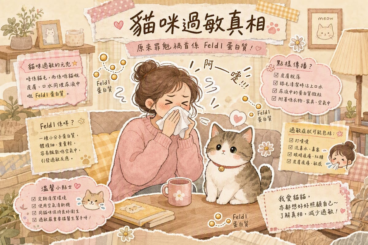 對貓過敏就不能養貓?破解過敏迷思與低敏貓種推薦