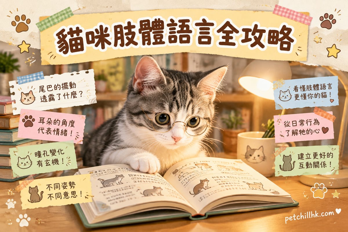 一隻俄羅斯藍貓坐喺溫馨家居環境中,展現各種肢體語言姿態