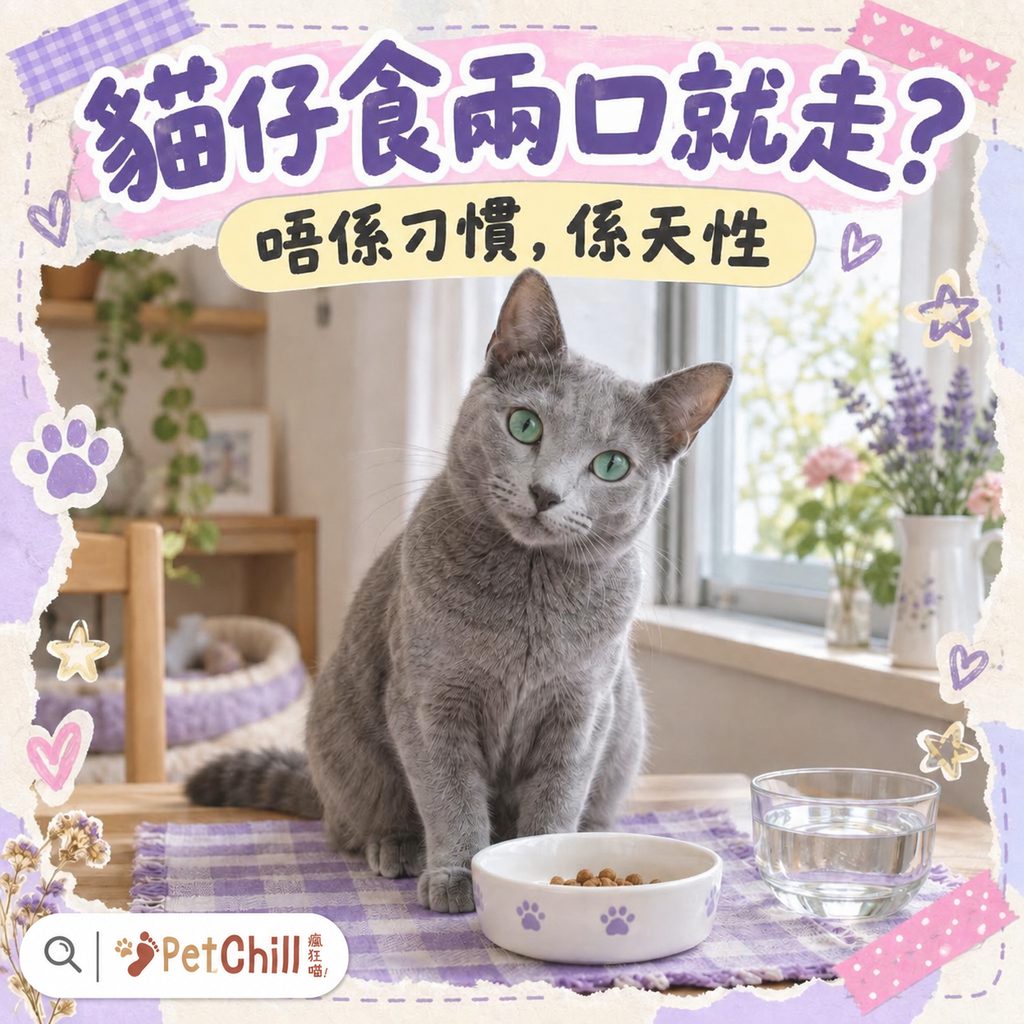 貓仔食兩口就走?進食行為背後的科學+正確餵食指南|香港貓奴必睇
