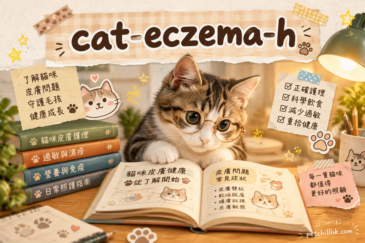 貓濕疹全解讀×香港潮濕天|回南天護理+熱點皮炎對策:主子痕到瞓唔著點算