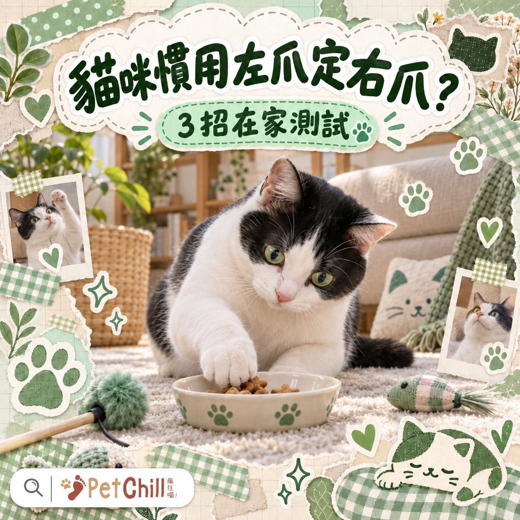 貓咪慣用左爪定右爪?左右撇原因+3招在家測試|香港貓奴指南
