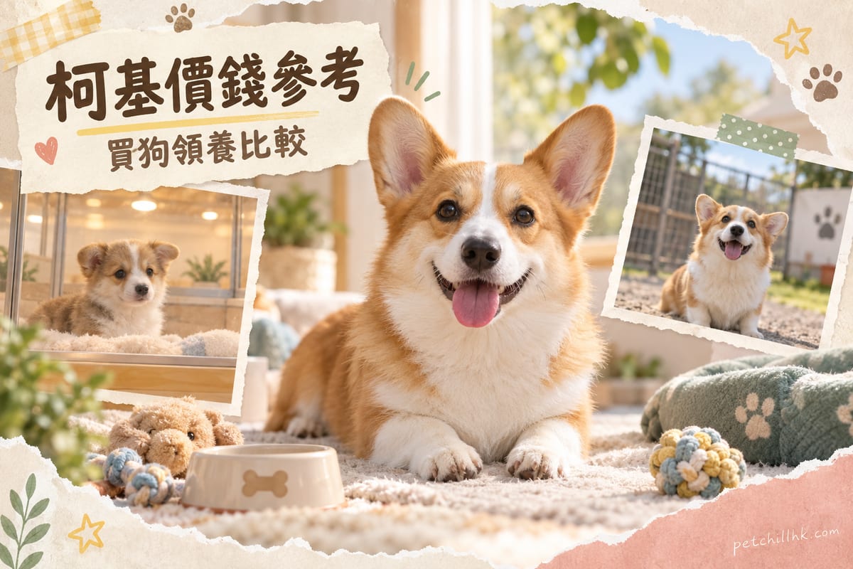 柯基犬價格香港2026：買同領養都要睇呢篇｜PetChill 寵物百科