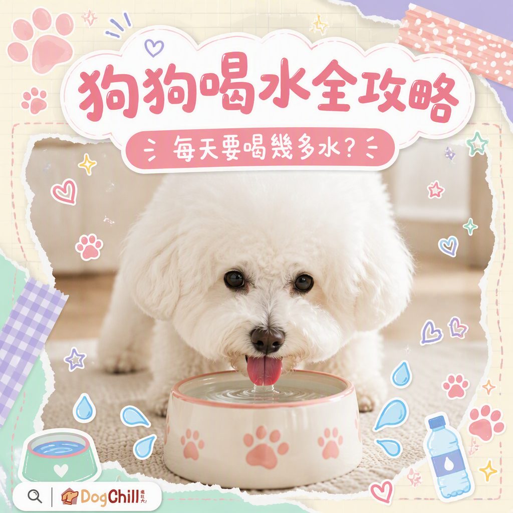 狗狗喝水全攻略|每天要喝幾多水?飲水唔夠易生結石?5大方法讓毛孩愛上喝水