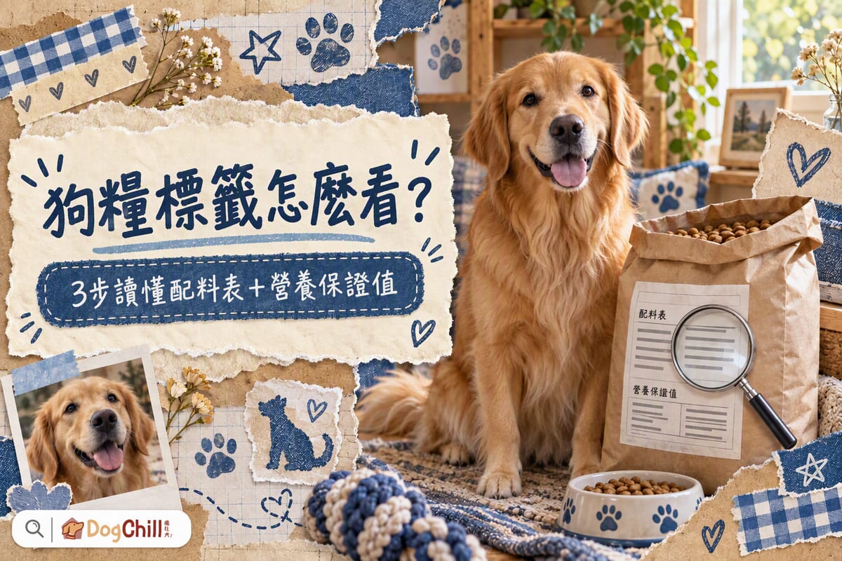 狗糧標籤怎麼看?3步讀懂配料表+營養保證值|5大選糧原則