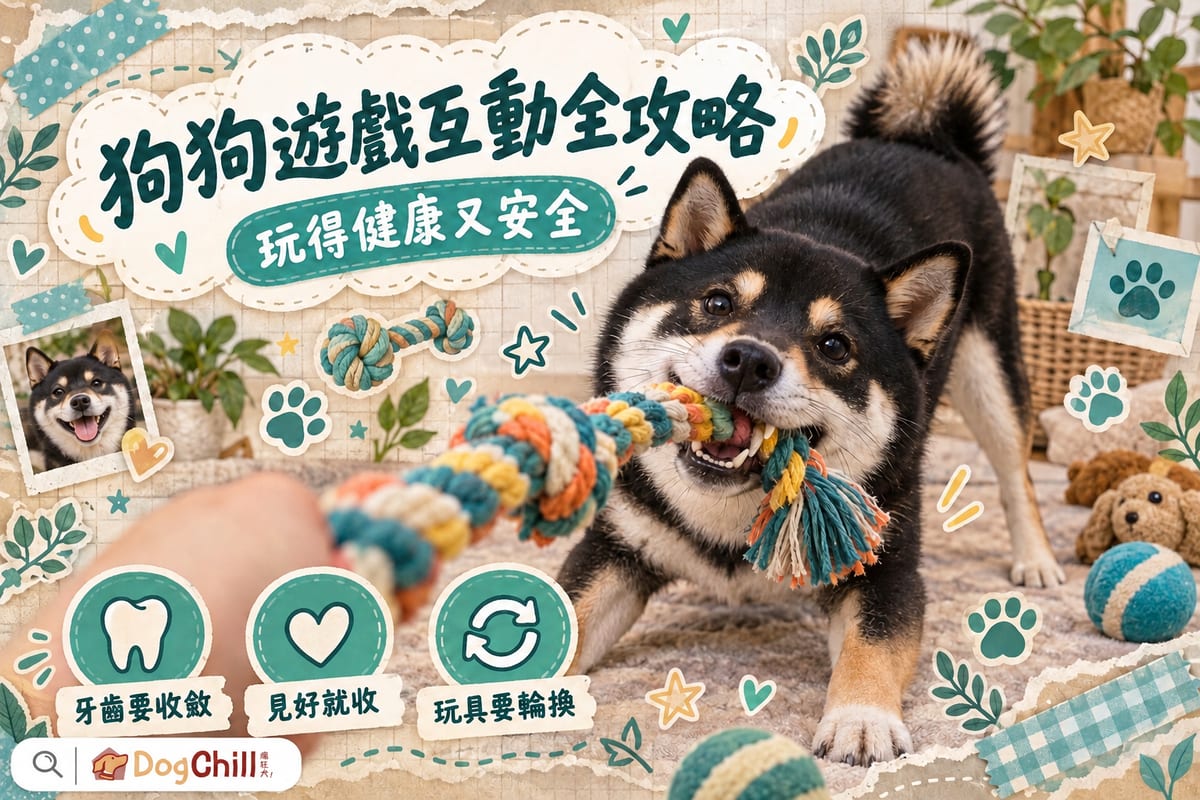 狗狗遊戲互動全攻略|點樣同毛孩玩得健康又安全?4大遊戲規則+玩具輪換技巧一次學會