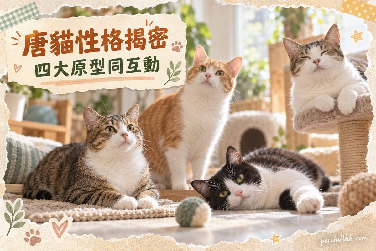 唐貓性格揭密：每隻都係盲盒，但點解咁得人鍾｜PetChill 寵物百科