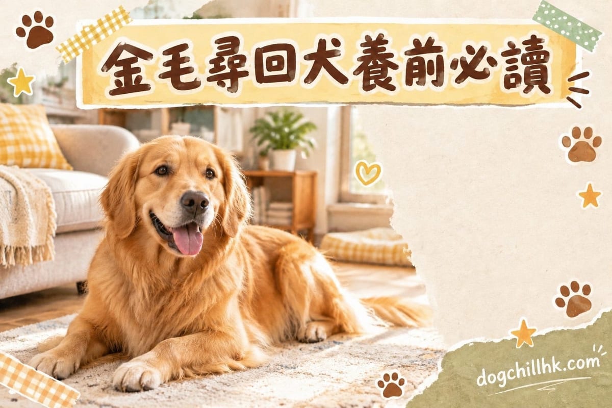 金毛尋回犬缺點全公開:8 項坦誠評估同應對|PetChill 寵物百科