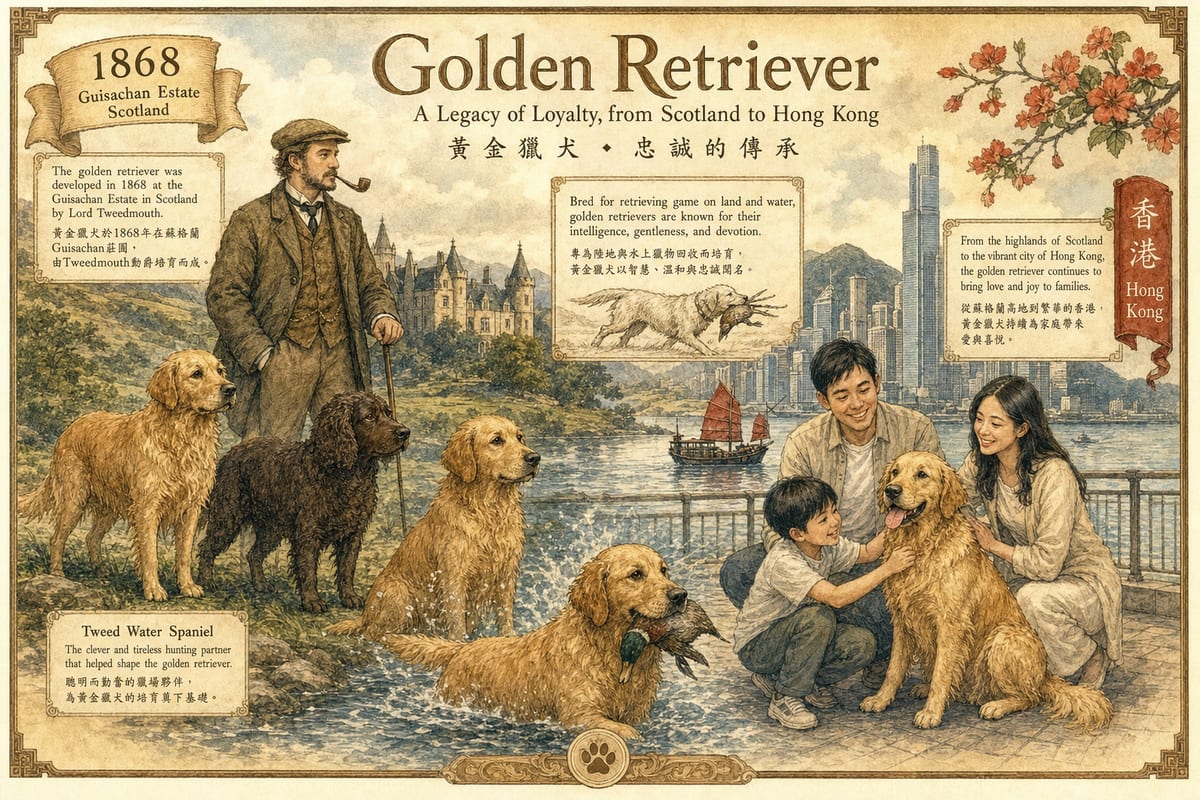 金毛尋回犬起源故事:蘇格蘭獵場犬