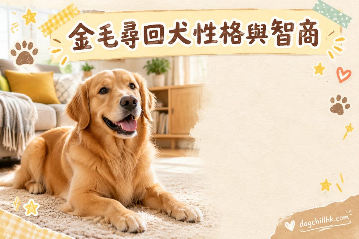金毛尋回犬性格與智商全解析(香港)|PetChill 寵物百科