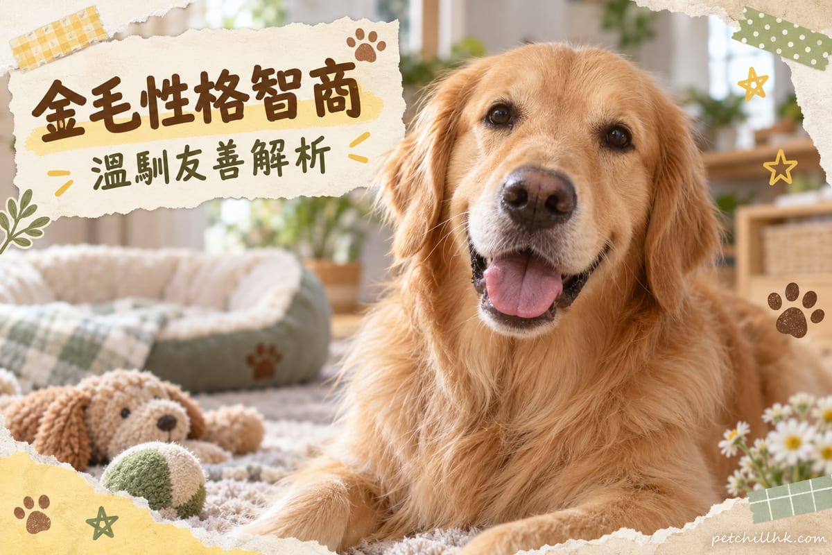 金毛尋回犬性格與智商全解析（香港）｜PetChill 寵物百科