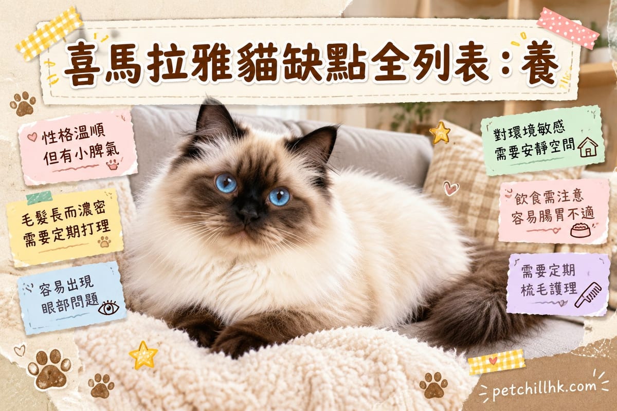 喜馬拉雅貓缺點全列表:養前必讀嘅 8 個真相|PetChill 寵物百科