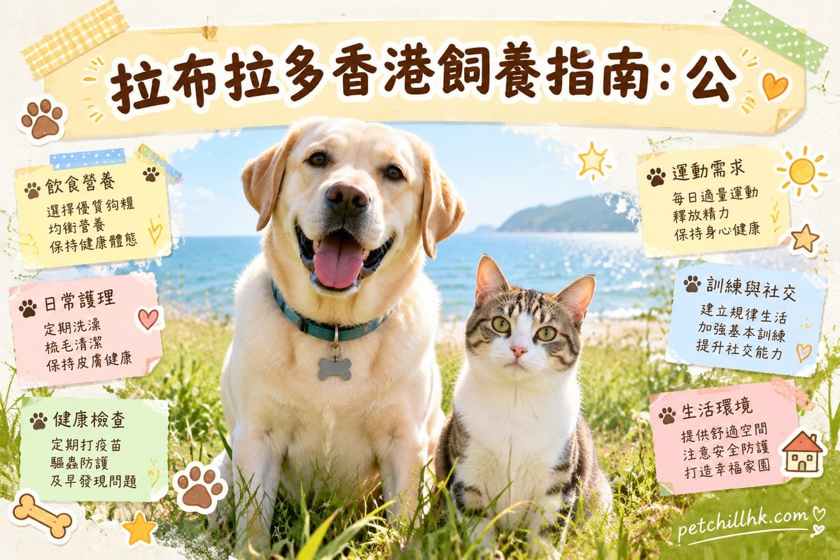 拉布拉多香港飼養指南:公屋、公契與防暑防潮|PetChill 寵物百科