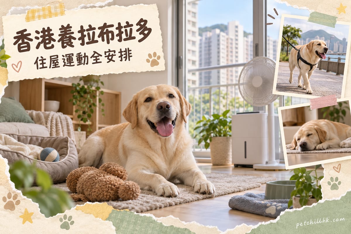 拉布拉多香港飼養指南：公屋、公契與防暑防潮｜PetChill 寵物百科