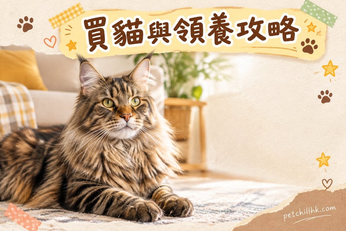 一窩毛茸茸的緬因貓幼貓在貓舍墊子上休息