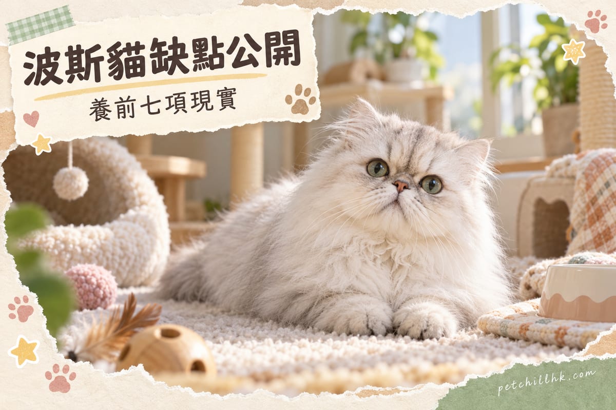 波斯貓缺點全列表：金吉拉都一樣要睇｜PetChill 寵物百科