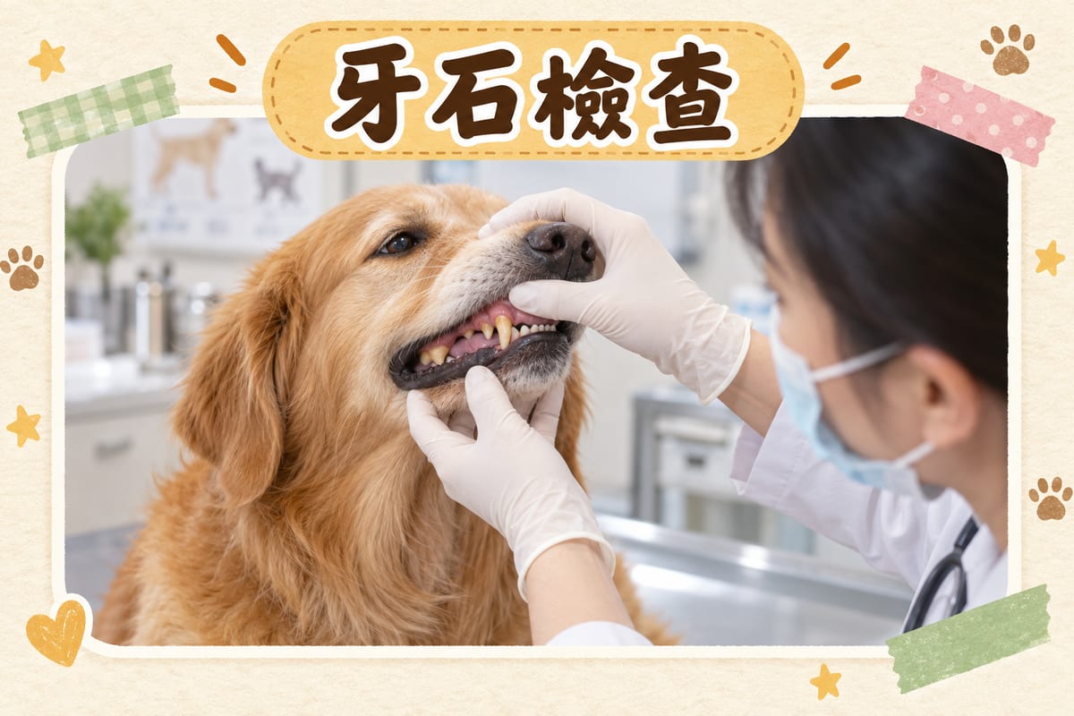 寵物口腔護理工具組合:寵物軟毛牙刷、指套牙刷、VOHC 認可寵物牙膏同潔齒零食平放示意