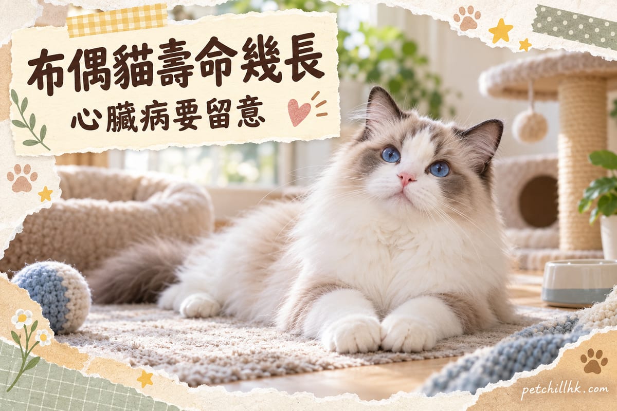 布偶貓壽命幾多年？影響因素同延壽清單｜PetChill 寵物百科