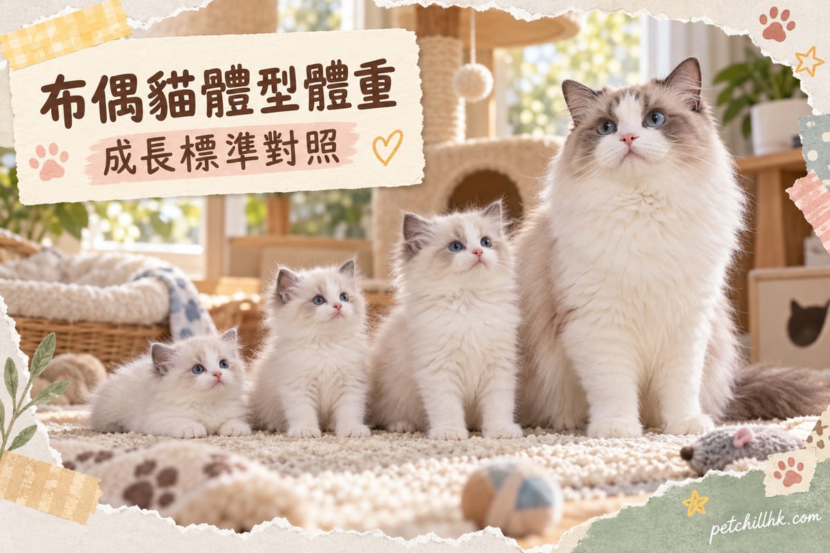 布偶貓體重表：成長期每月標準同判斷法｜PetChill 寵物百科