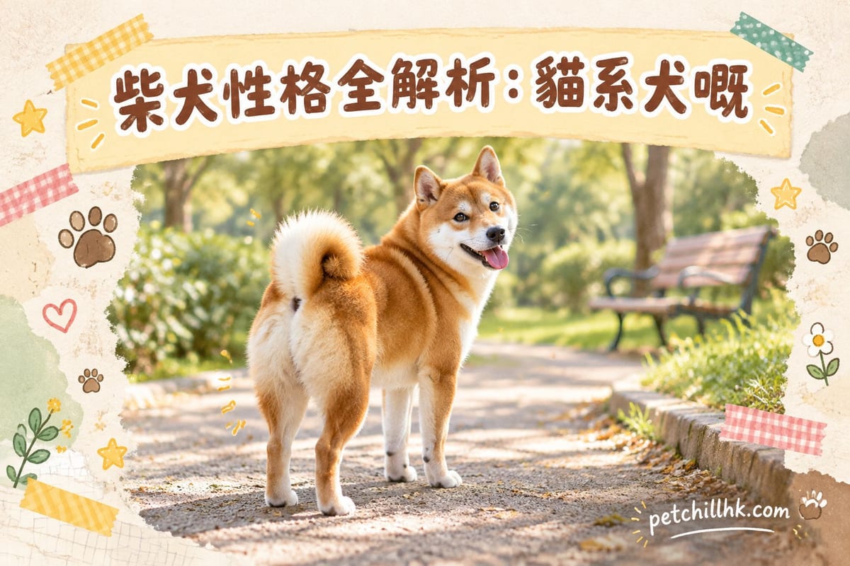 柴犬性格全解析:貓系犬嘅獨立、固執同高智商|PetChill 寵物百科