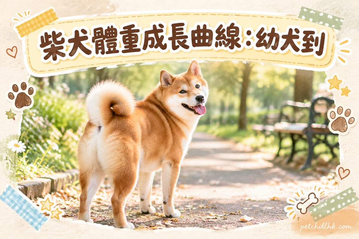柴犬體重成長曲線:幼犬到成年幾多公斤先標準|PetChill 寵物百科