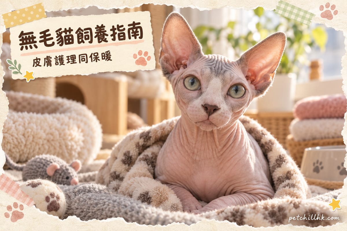 無毛貓（斯芬克斯）｜PetChill 寵物百科