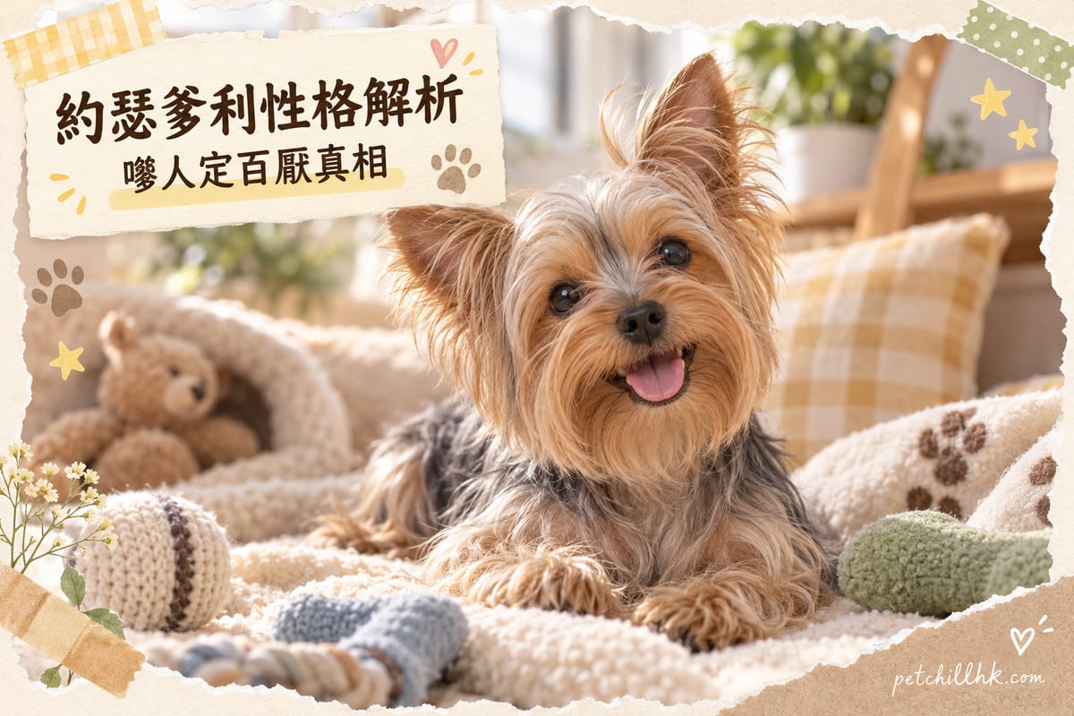 約克夏㹴性格全解析:聰明、貼人、有主見的三部分伴侶犬|PetChill 寵物百科