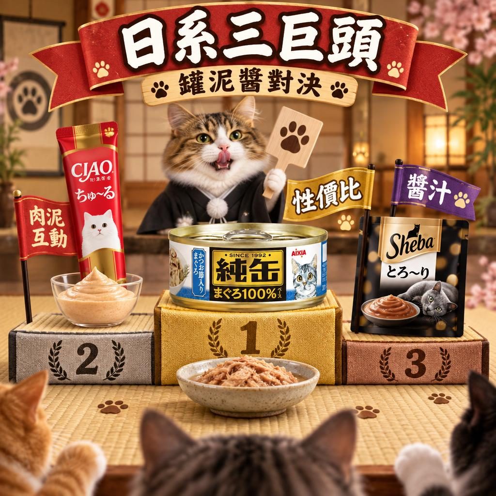 AIXIA vs CIAO vs Sheba 日系濕糧大比拼：平靚正、肉泥互動、醬汁口感點揀＋決策樹