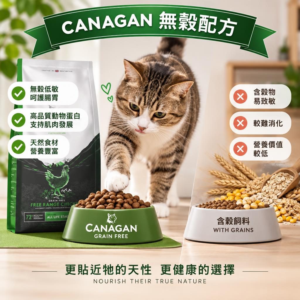CANAGAN 原之選 grain free benefits 場景