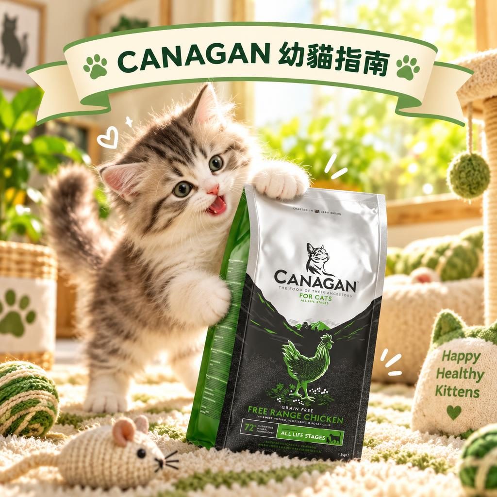 CANAGAN 幼貓濕糧營養特點與每日餵食份量指南