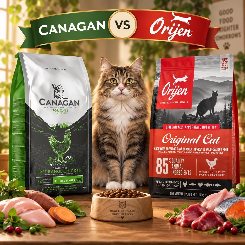 CANAGAN 原之選 vs Orijen 渴望比較|英國vs加拿大無穀物糧點揀?