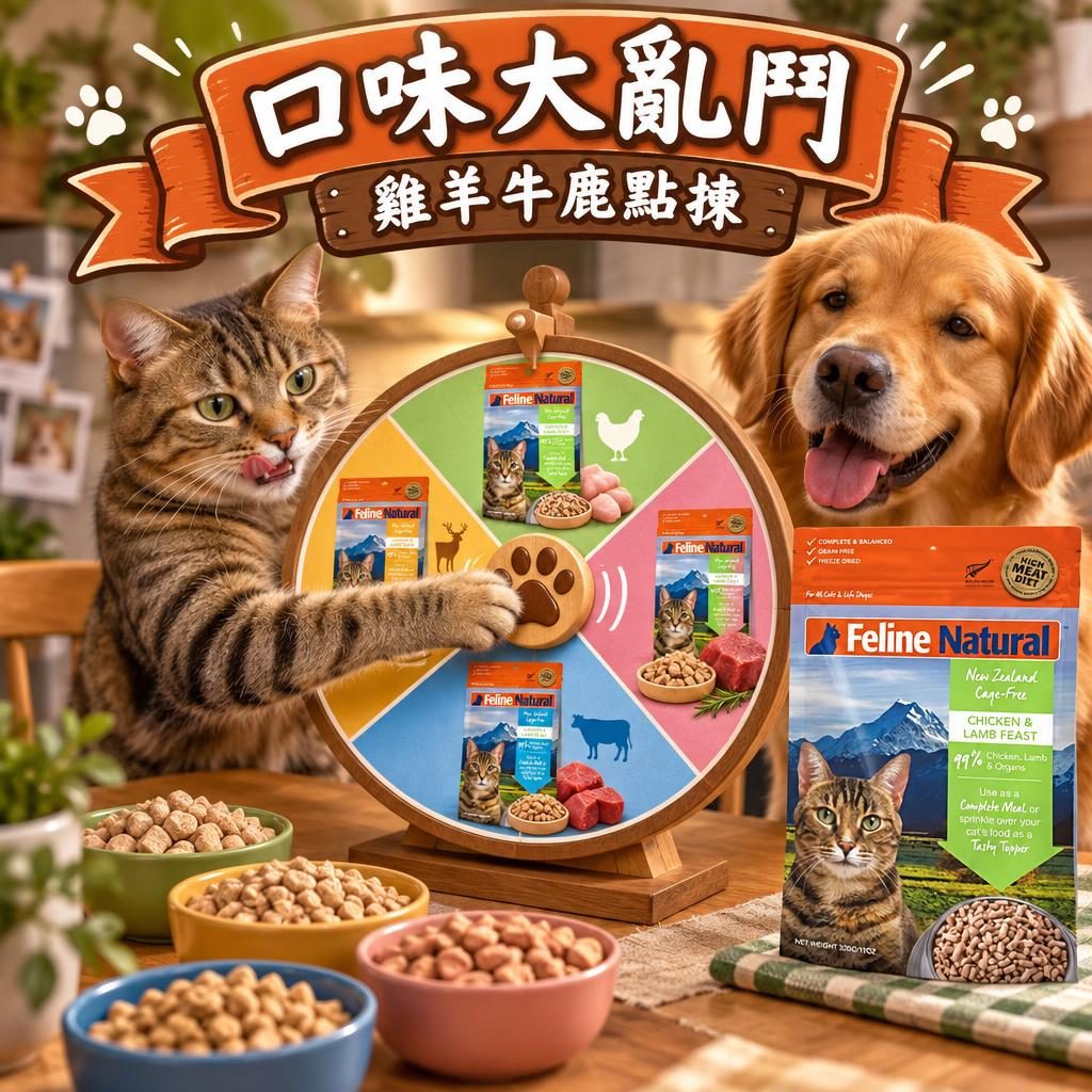 Feline Natural feline-natural-flavor-compare 情境圖