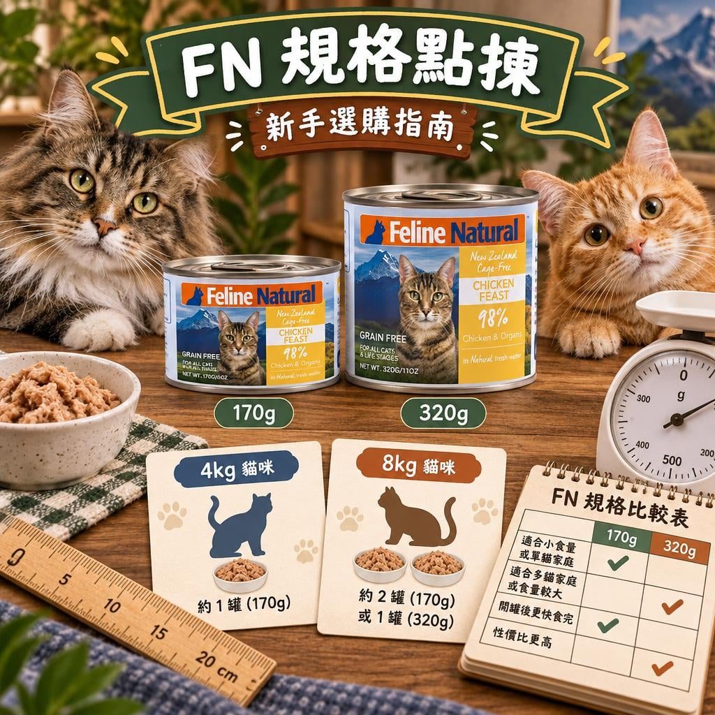 Feline Natural 凍乾貓糧規格點樣揀?新手選購完整指南