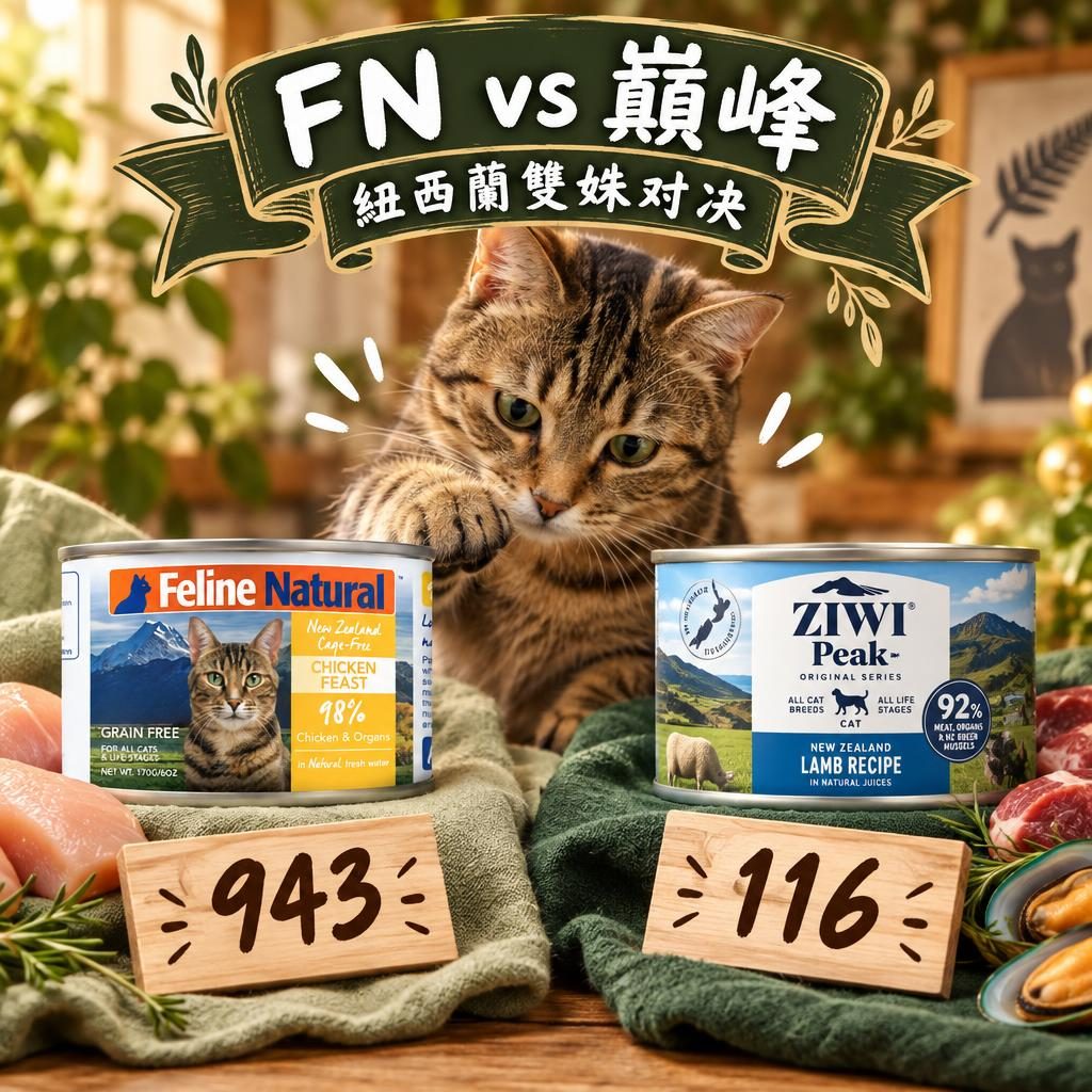 Feline Natural vs ZiwiPeak:同樣紐西蘭,點解揀法完全唔同?