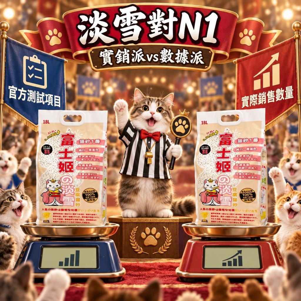 富士姬 vs N1 貓砂比較 2026|豆乳砂同玉米砂邊隻啱你?