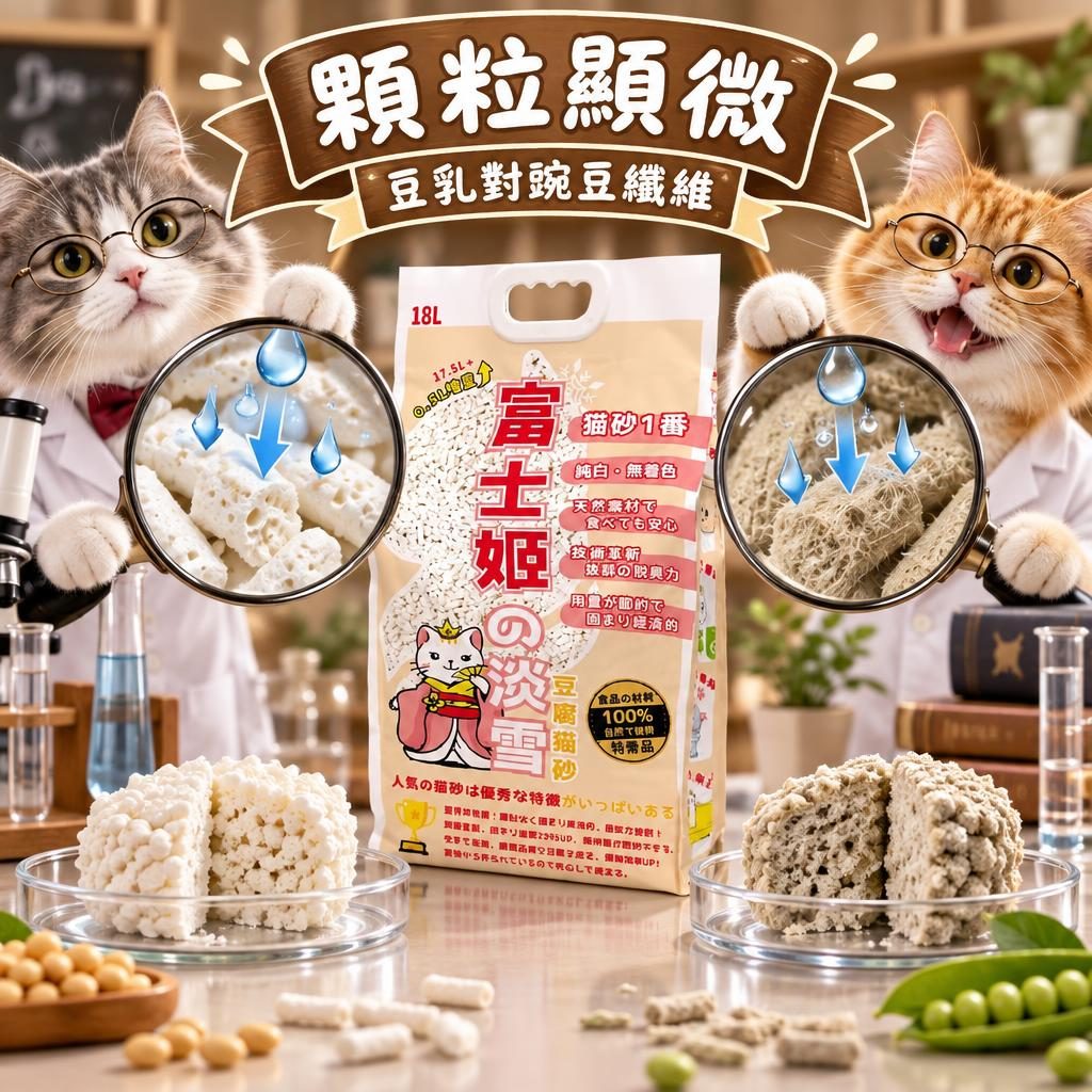 顆粒顯微｜豆乳對豌豆纖維