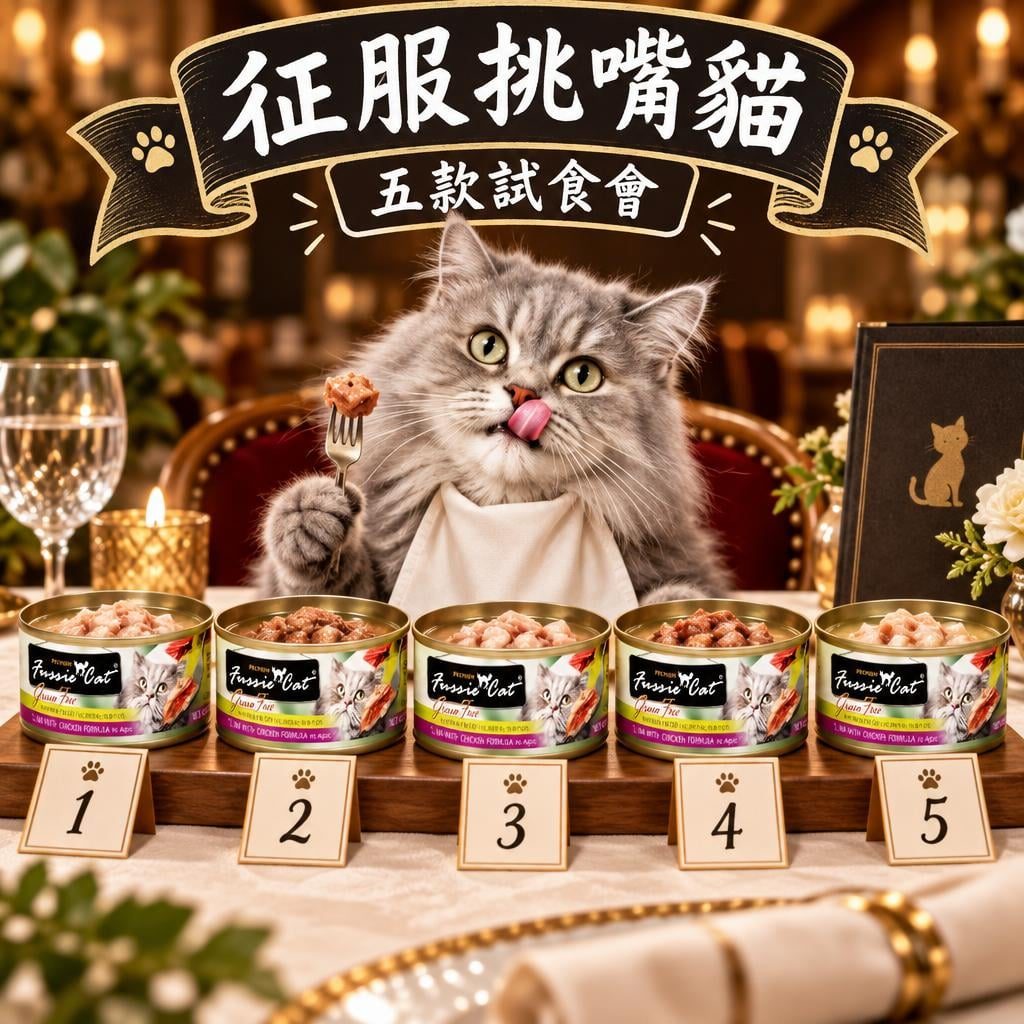 貓咪挑食點算好?Fussie Cat 高竇貓征服挑剔味蕾實戰指南