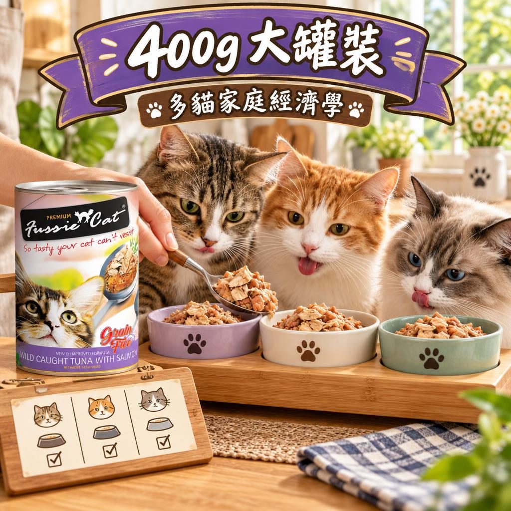 400g 大罐裝｜多貓家庭經濟學