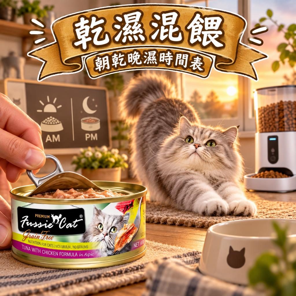 乾濕混餵｜朝乾晚濕時間表
