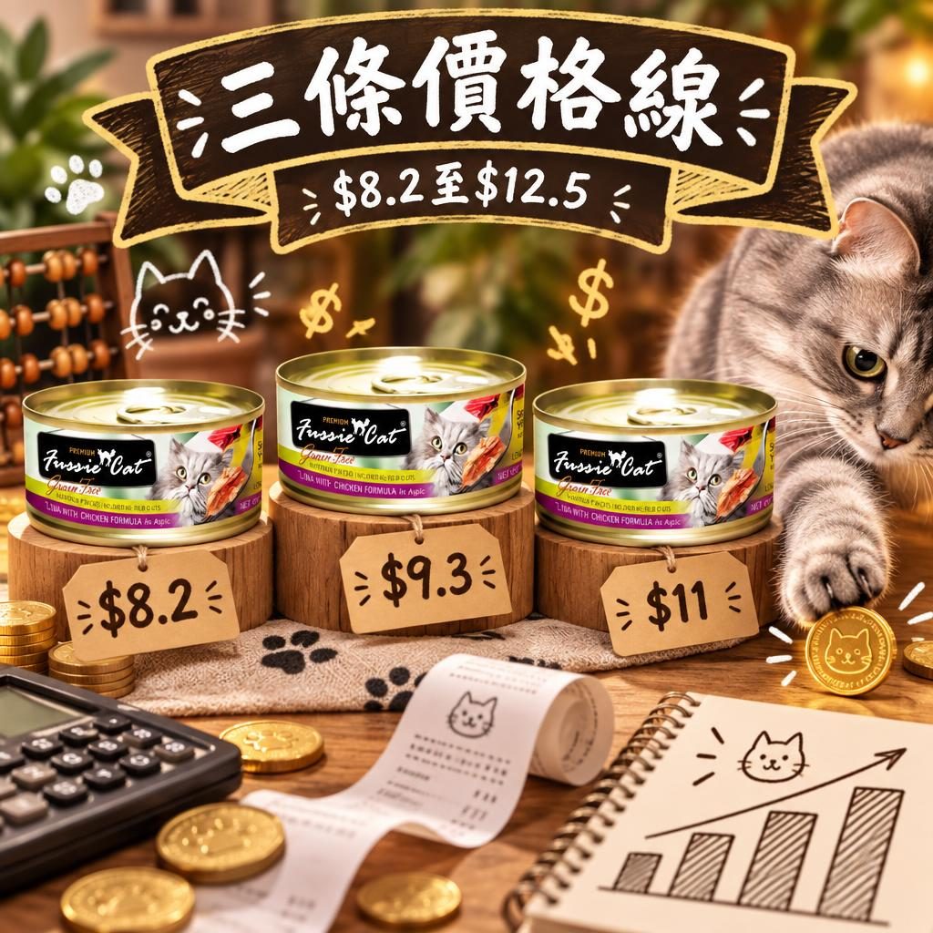 三條價格線|$8.2至$12.5