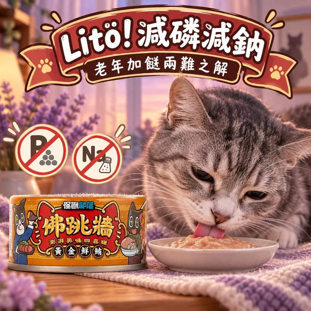 怪獸部落 Litö! 輕肉泥成分解析：減磷減鈉佐餐肉泥，腎貓可以食嗎？