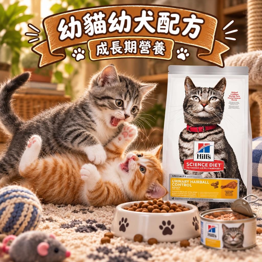 兩隻 kitten 玩樂同食碗