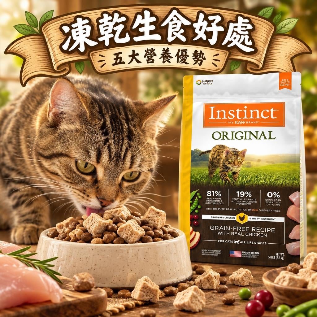 Instinct 凍乾生食糧點解值得試?5 大好處同餵食方法