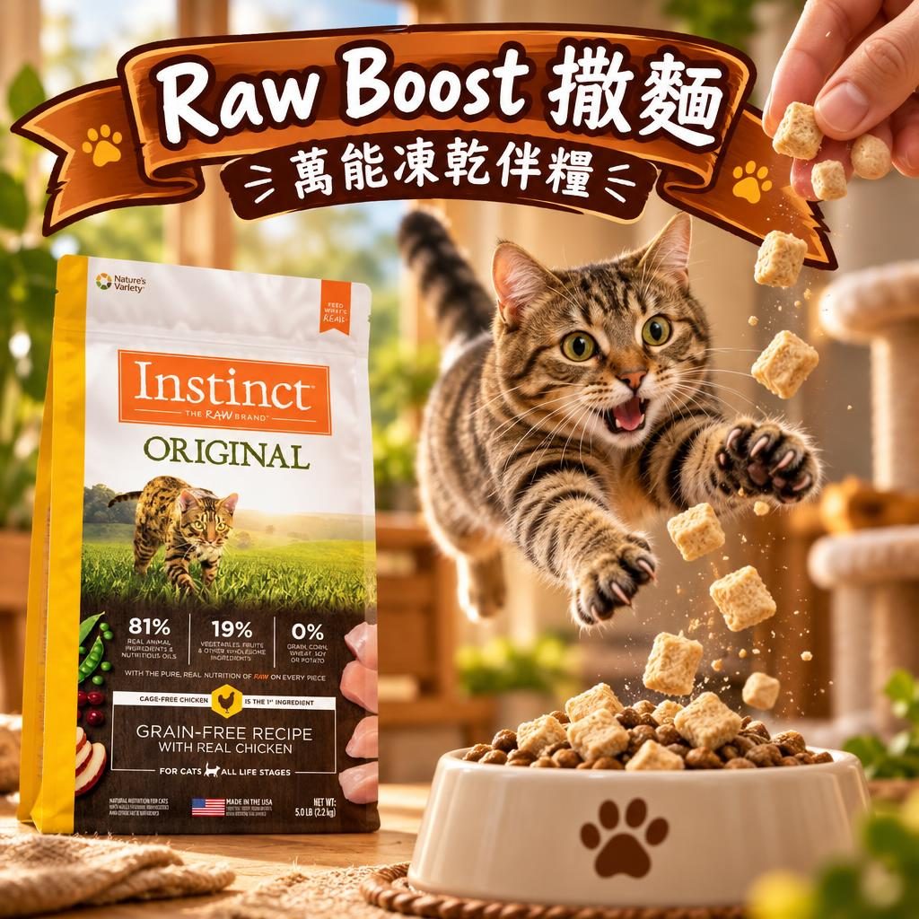 Raw Boost Mixers 點餵?凍乾生肉撒麵完全指南